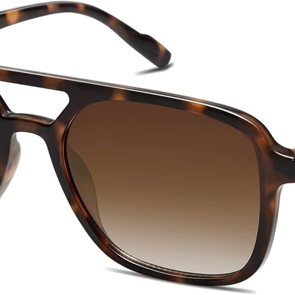 Accessories - Retro Aviator Sunglasses for Women Men,Trendy Rectangle Womens Mens Shades Sun G